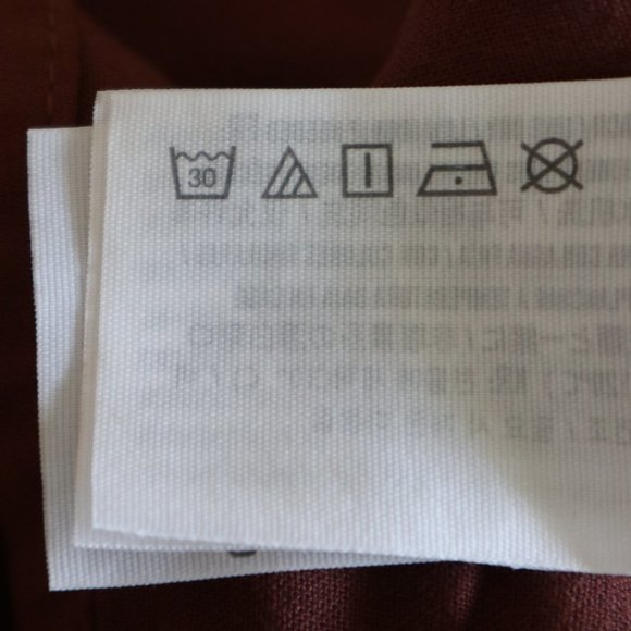 Abercrombie Brown Sweetheart Neckline Button Blouse with Long Sleeves NWT - Picture 11 of 11